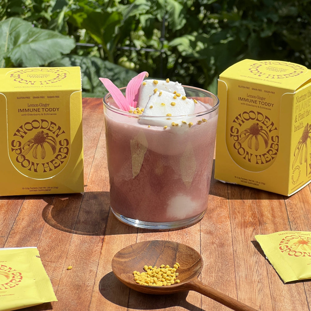 Ponche inmunológico de limón y jengibre