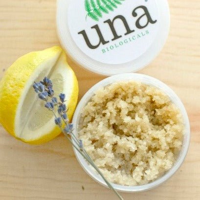 Una Biologicals® Lemongrass Lavender Sugar Scrub | Natural Sugar Scrub | Una Biologicals