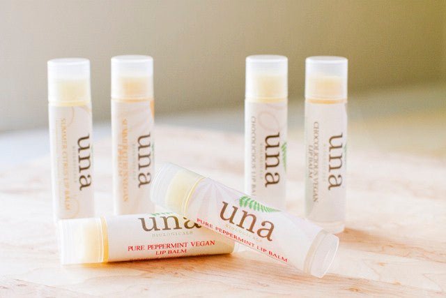 Una Biologicals® Chocolicious & Mint Organic Lip Balm | Face Care | Una Biologicals Skin Care