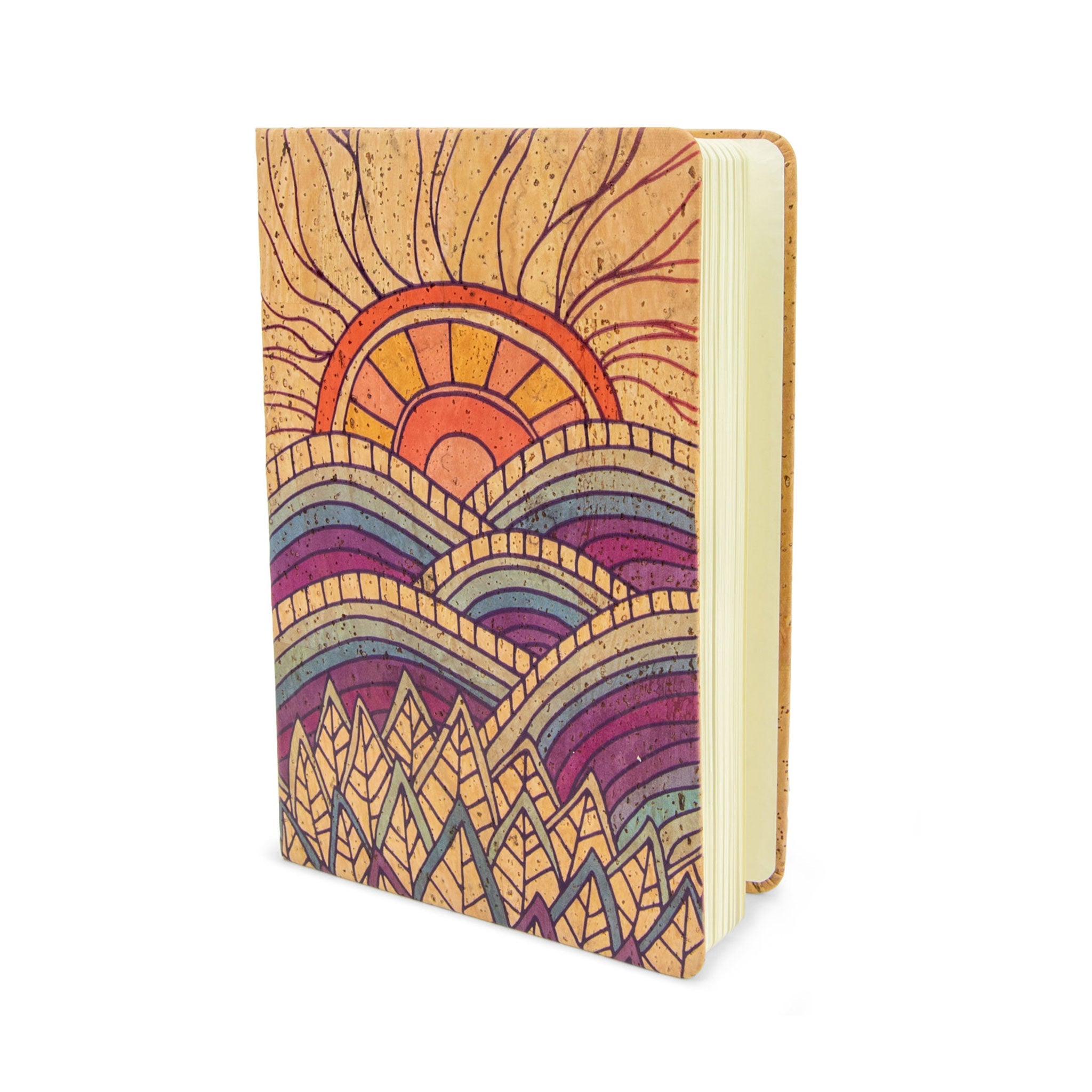 Yoloha Yoga Mountain Magic Cork Journal