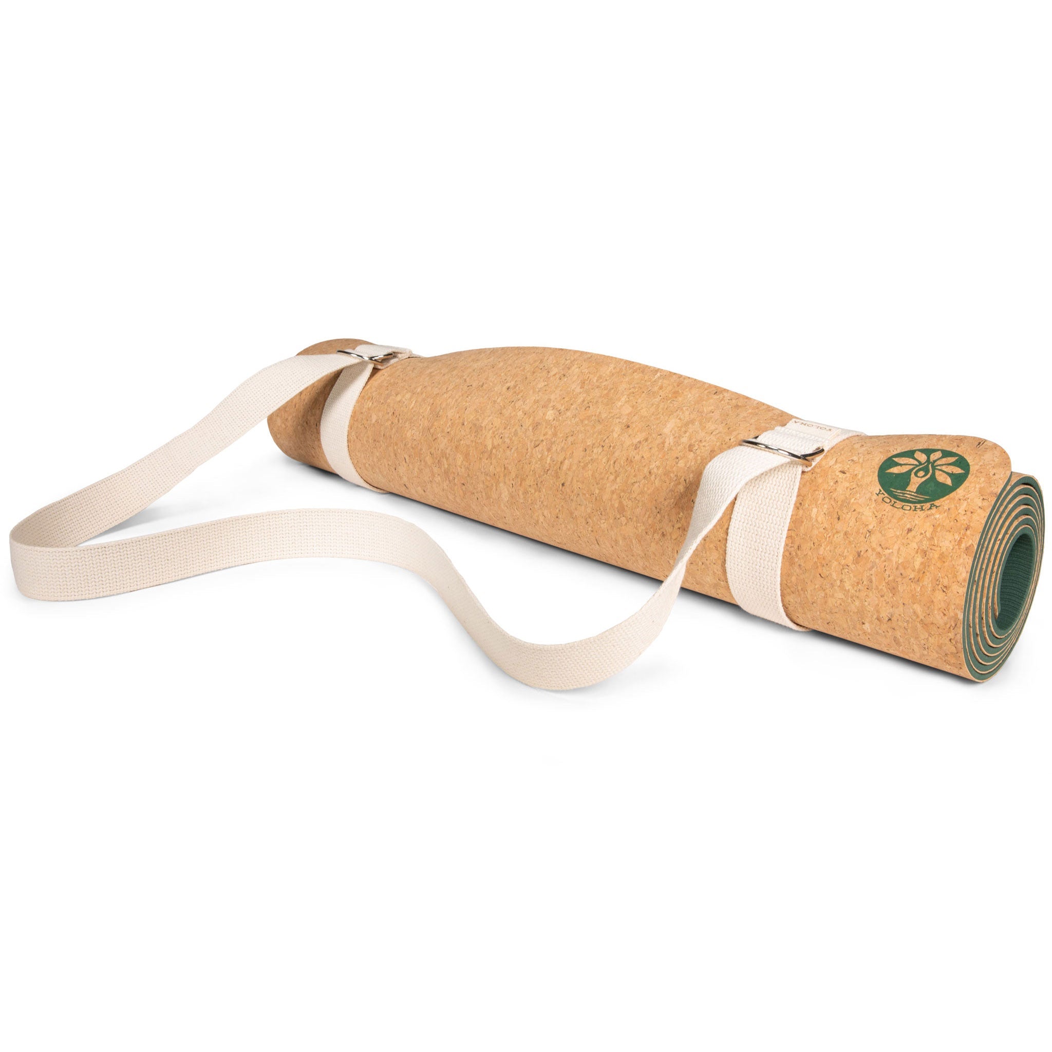 Yoloha Yoga Natural Sling and Mat Strap