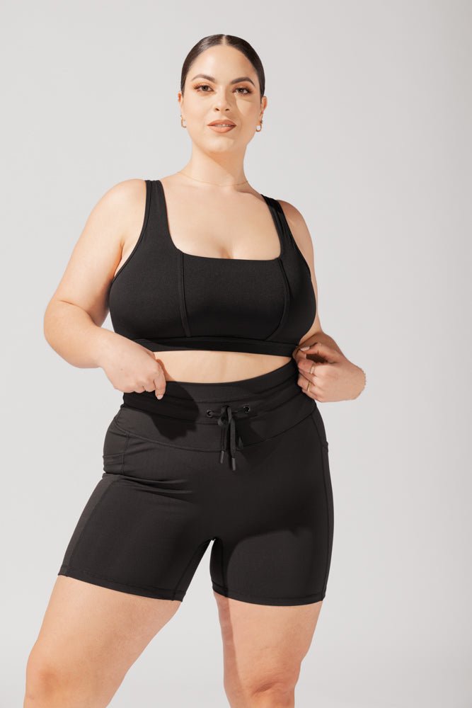 POPFLEX® Cargo Booty Short - Black