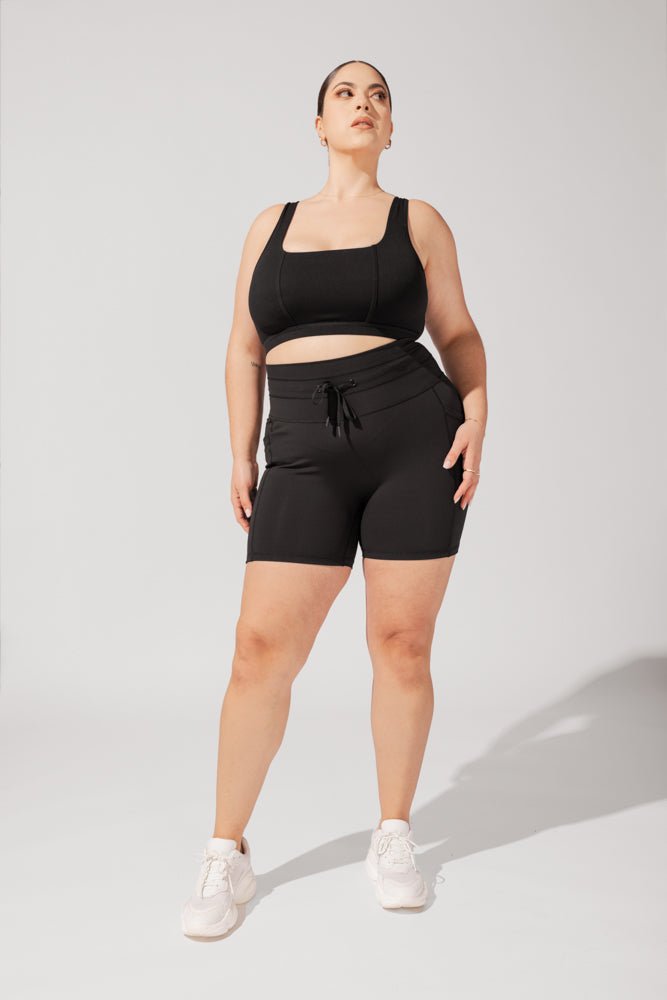 POPFLEX® Cargo Booty Short - Black