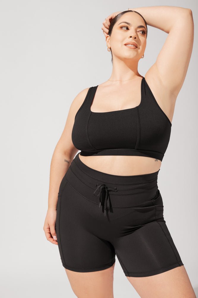 POPFLEX® Cargo Biker Short - Black