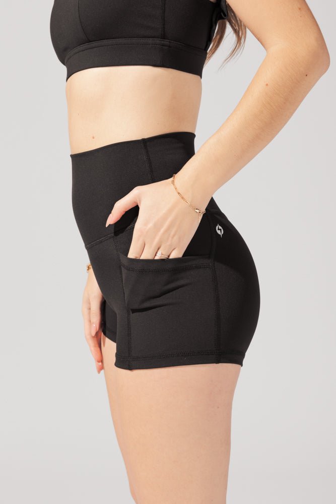 POPFLEX® Supersculpt™ Booty Short - Black