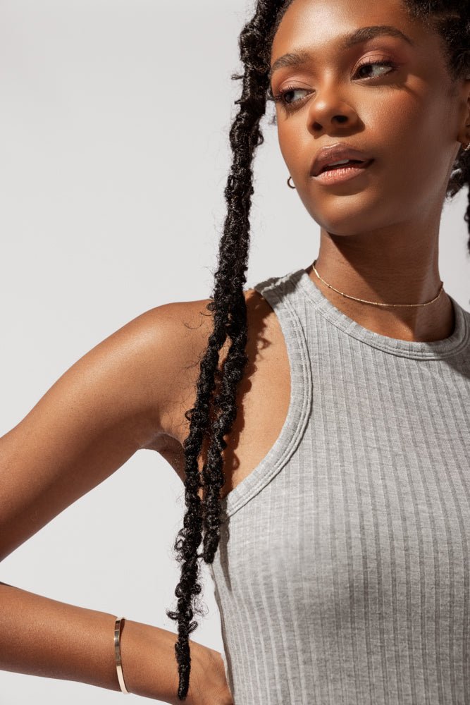 POPFLEX® Not Your Typical Tank - Heather Grey