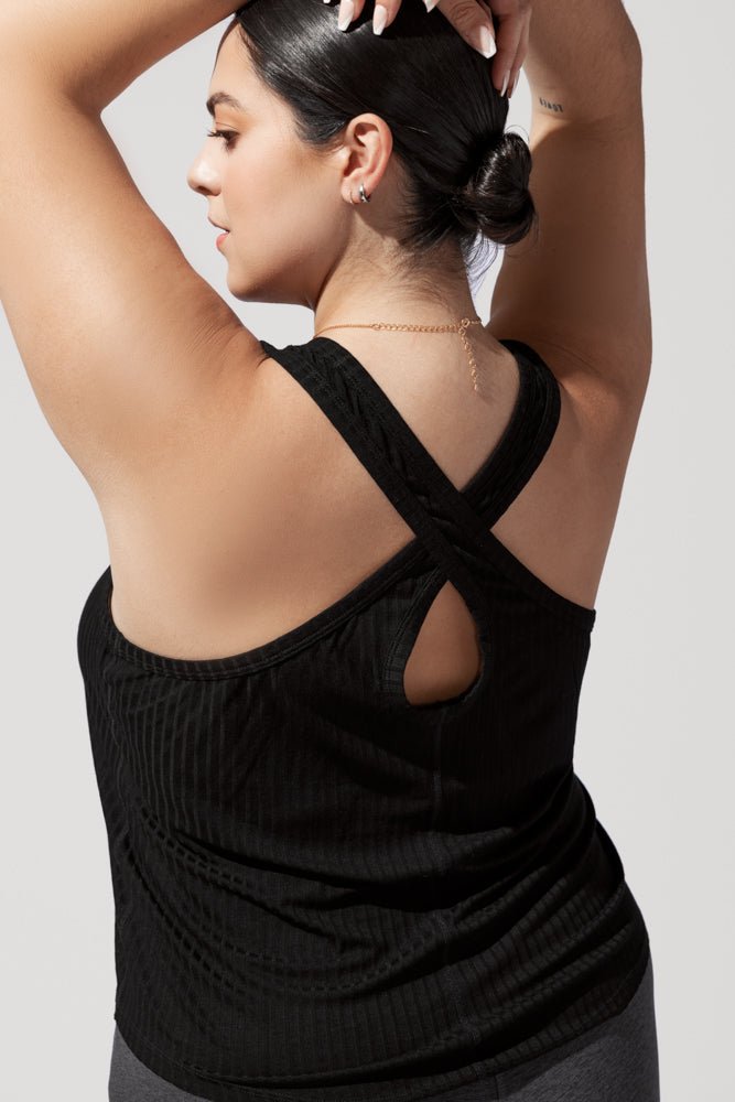 POPFLEX® Not Your Typical Tank - Black