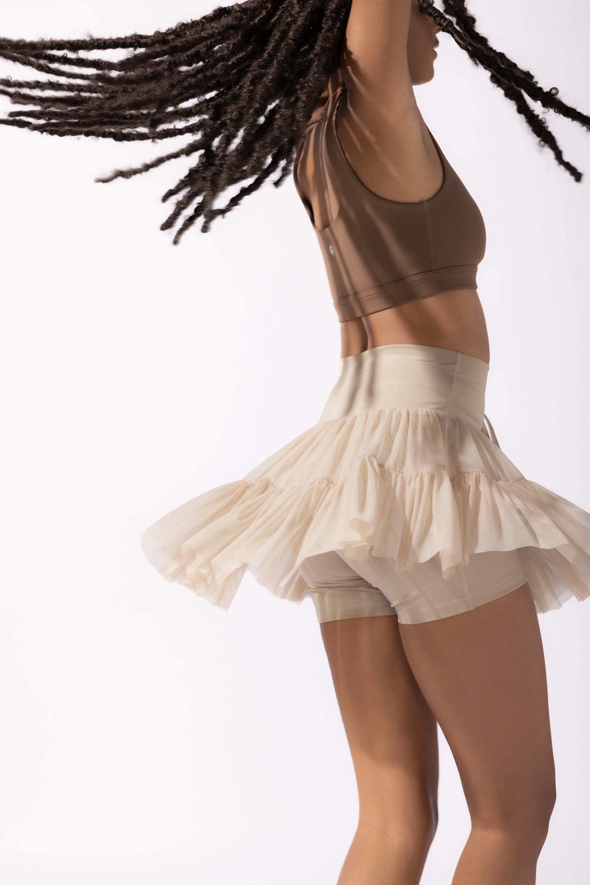 POPFLEX® Pirouette Skort - Café au Lait