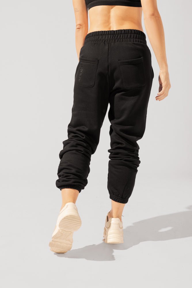 POPFLEX® Cloud Rollover Sweatpant - Black