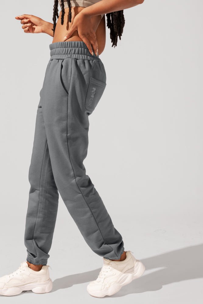 POPFLEX® Cloud Rollover Sweatpant - Smoke