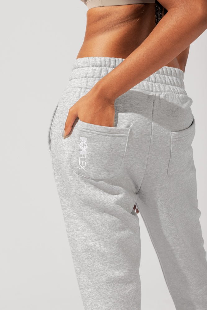 POPFLEX® Cloud Rollover Sweatpant - Heather Grey