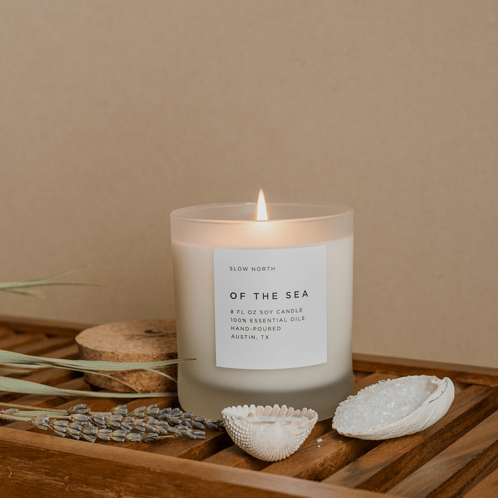Slow North Of The Sea - Signature Candle (Eucalyptus + Lavender + Peppermint)