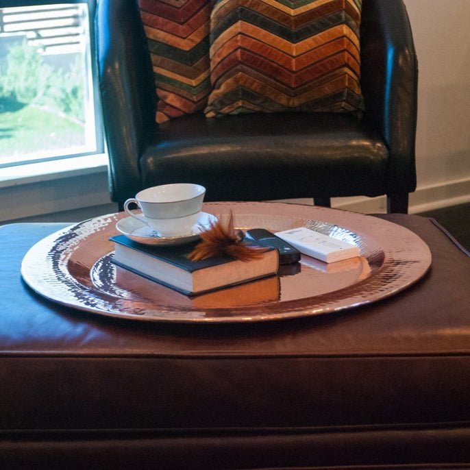 Sertodo Copper Thessaly Round Platter