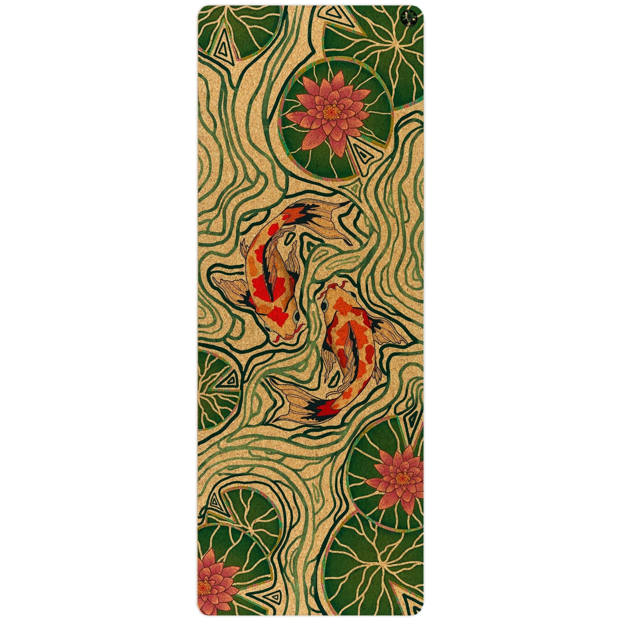 Yoloha Yoga Pond Of Harmony Original Cork Yoga Mat