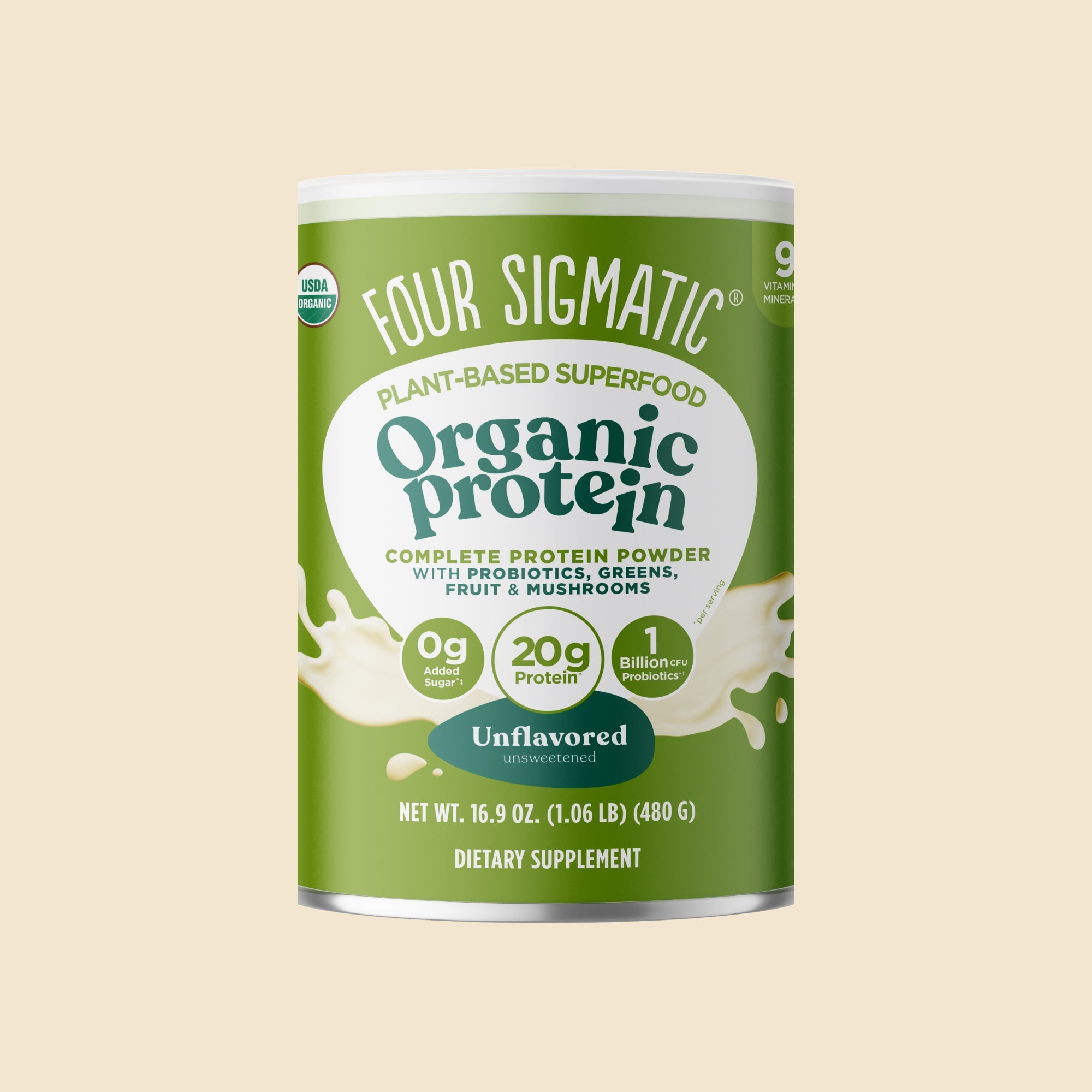 US Four Sigmatic Plant - Based Protein – Unflavored