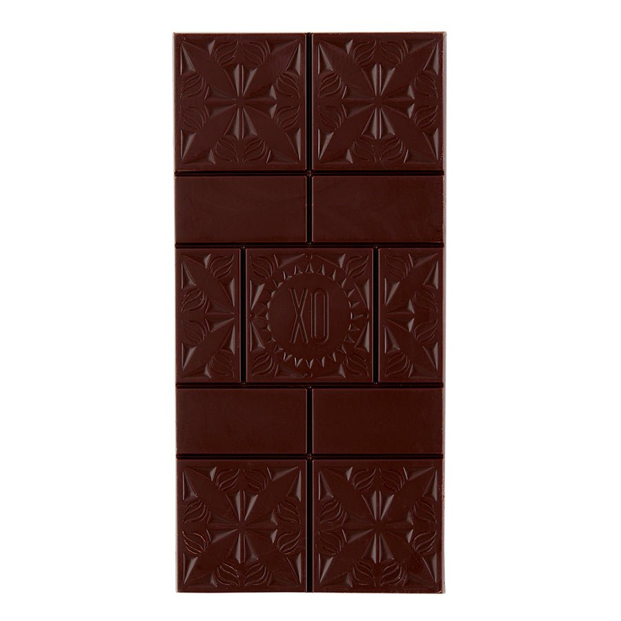 Xocolatl Small Batch Chocolate Ripple Effect Sweet & Smoky Dark Chocolate Bar