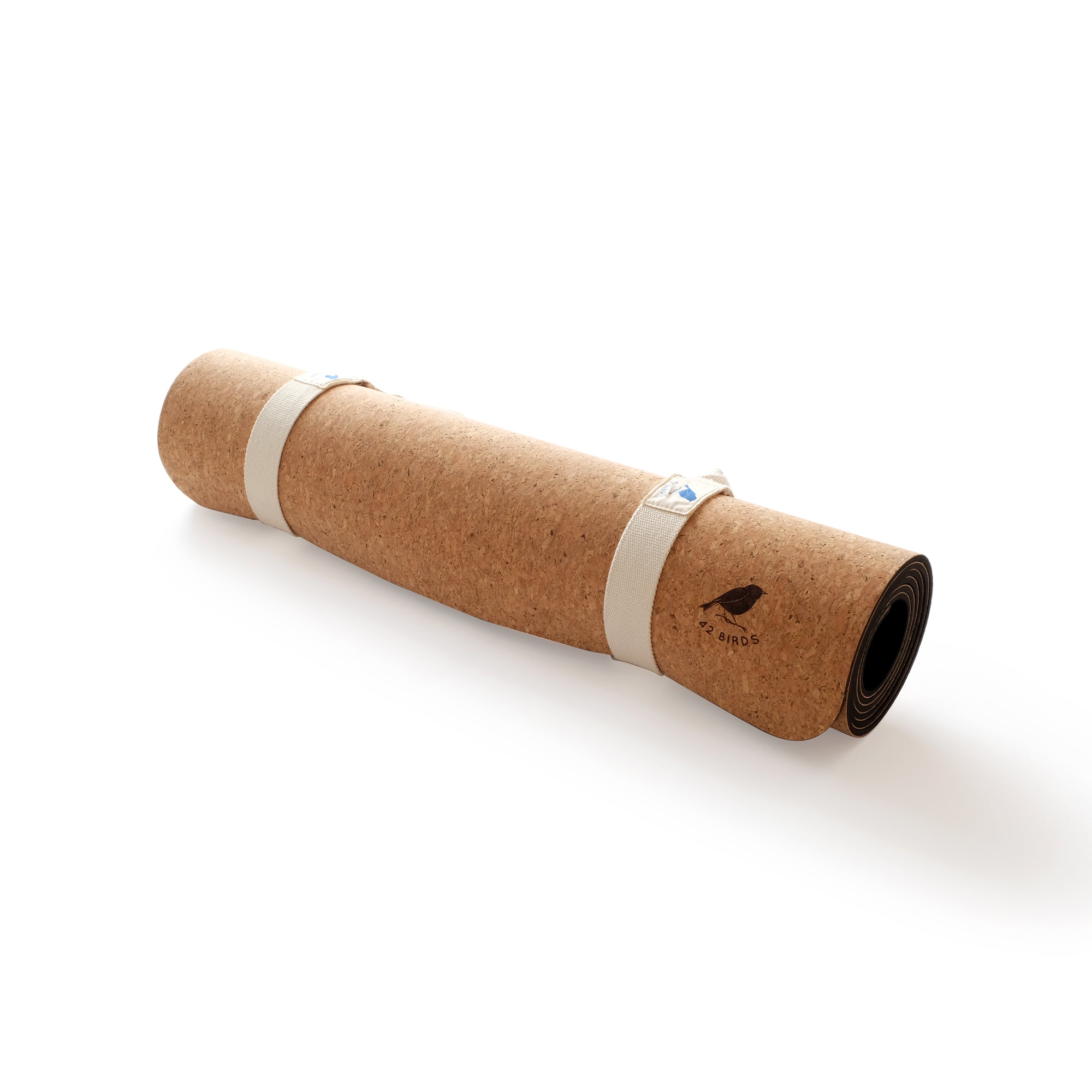 42 Birds Extra Long Cork Lightweight Yoga Mat "The Robin"