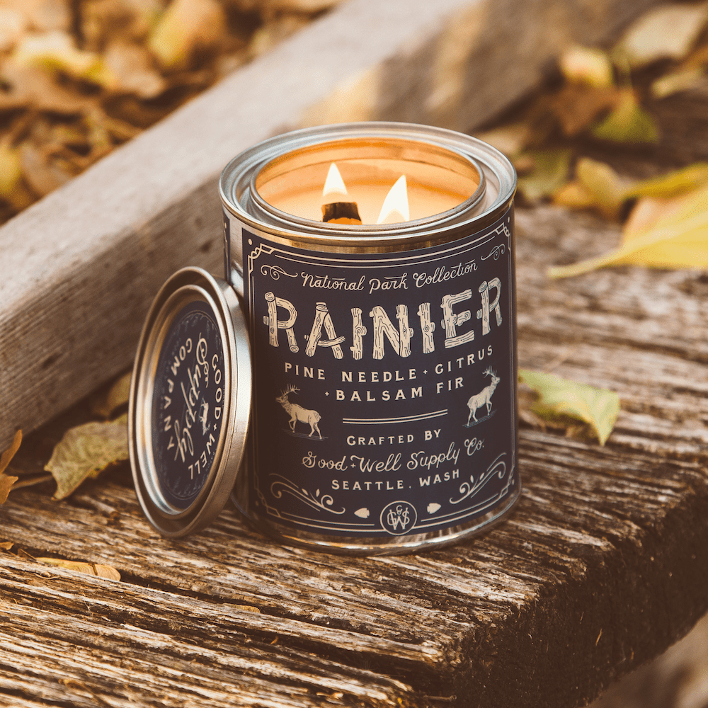 Good & Well Supply Co Rainier National Park Candle