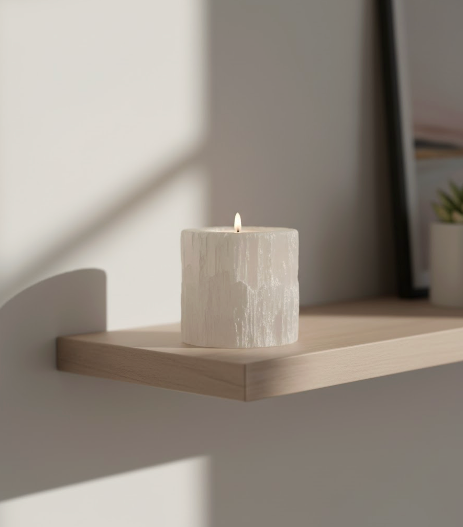 Illuminate - Selenite Candle Holder