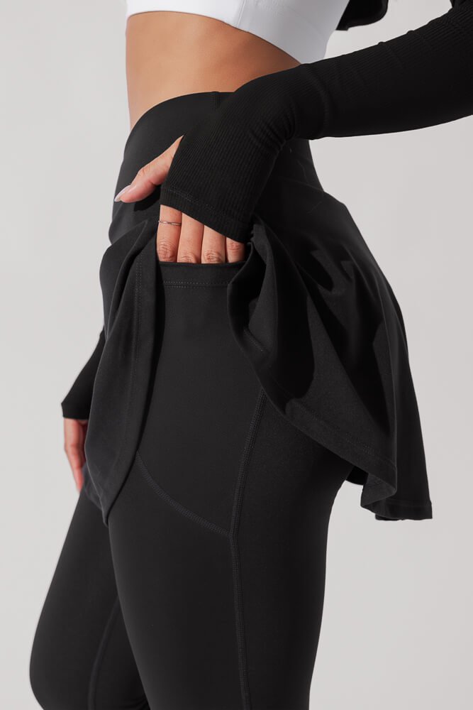 POPFLEX® Crisscross Hourglass® Sklegging - Black