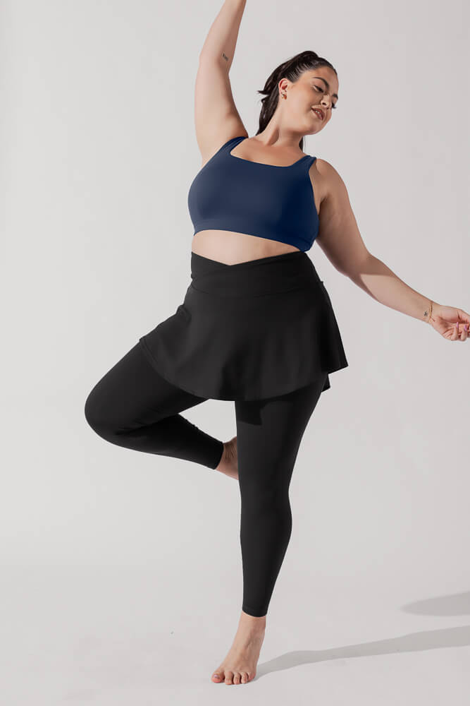 POPFLEX® Crisscross Hourglass® Sklegging - Black