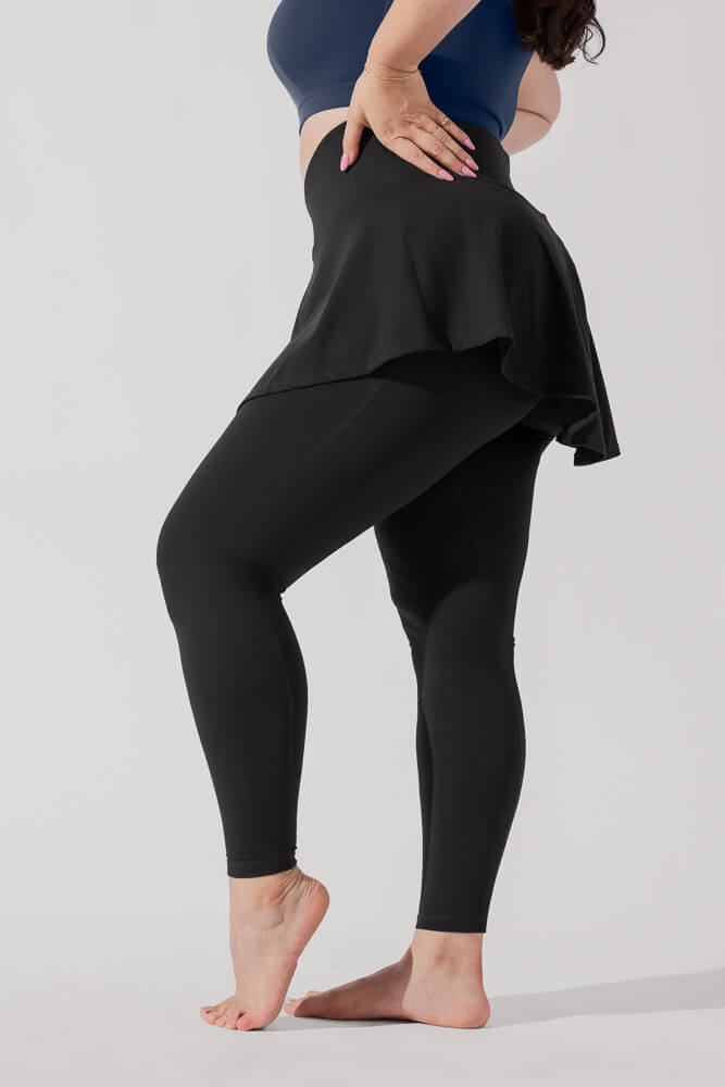 POPFLEX® Crisscross Hourglass® Sklegging - Black