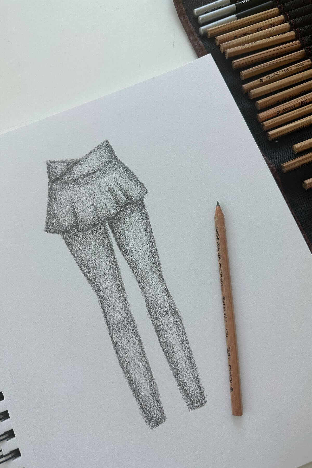 POPFLEX® Crisscross Hourglass® Sklegging - Black