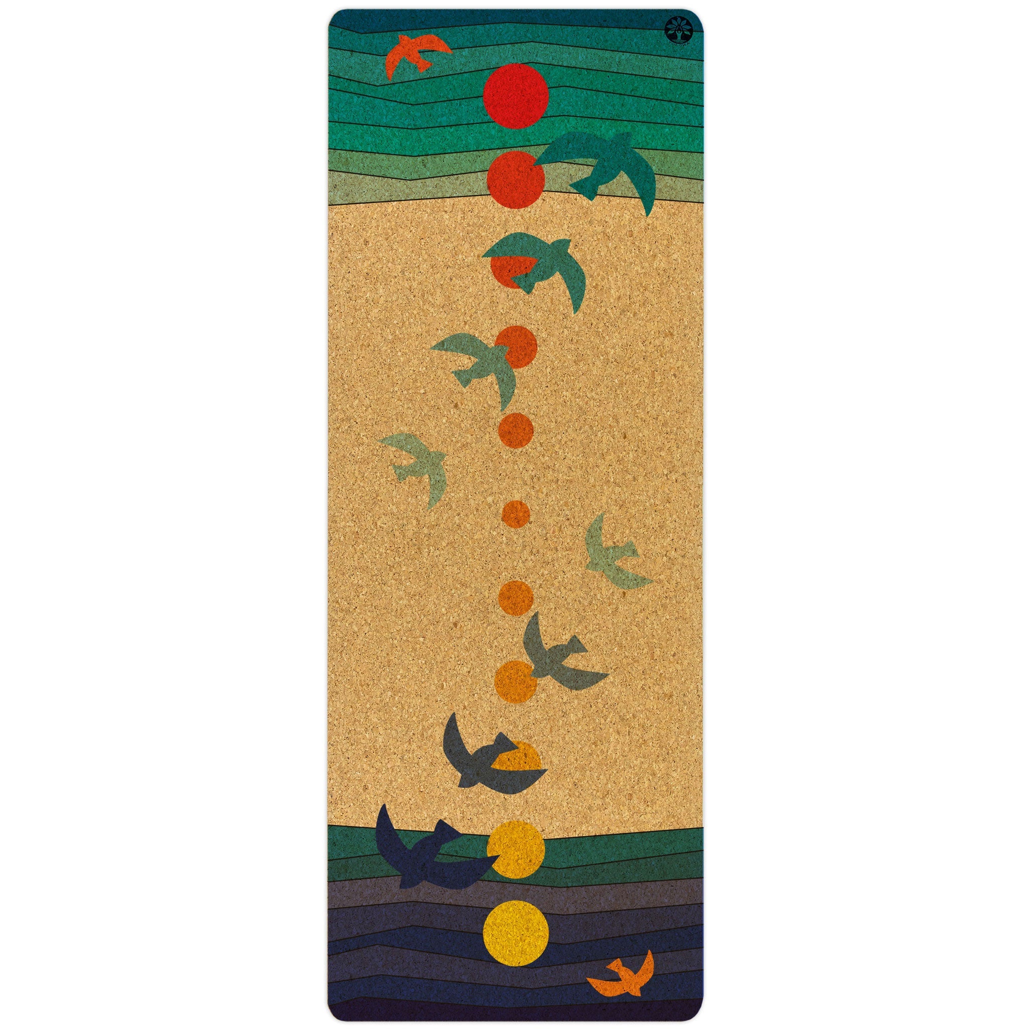Yoloha Yoga Solar and Lunar Original Cork Yoga Mat