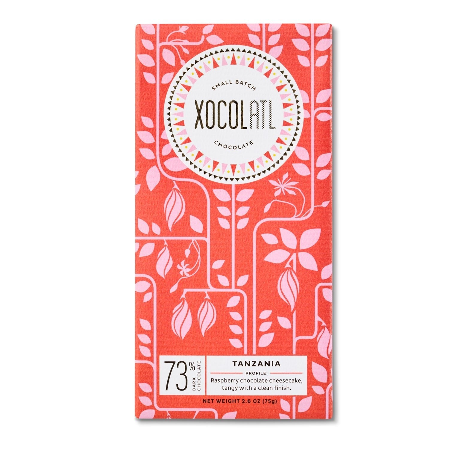 Xocolatl Small Batch Chocolate Kilombero Valley, Tanzania 73%