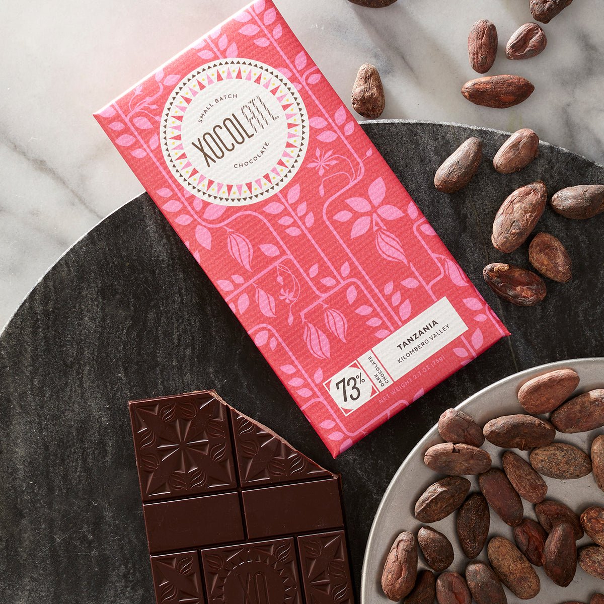 Xocolatl Small Batch Chocolate Kilombero Valley, Tanzania 73%