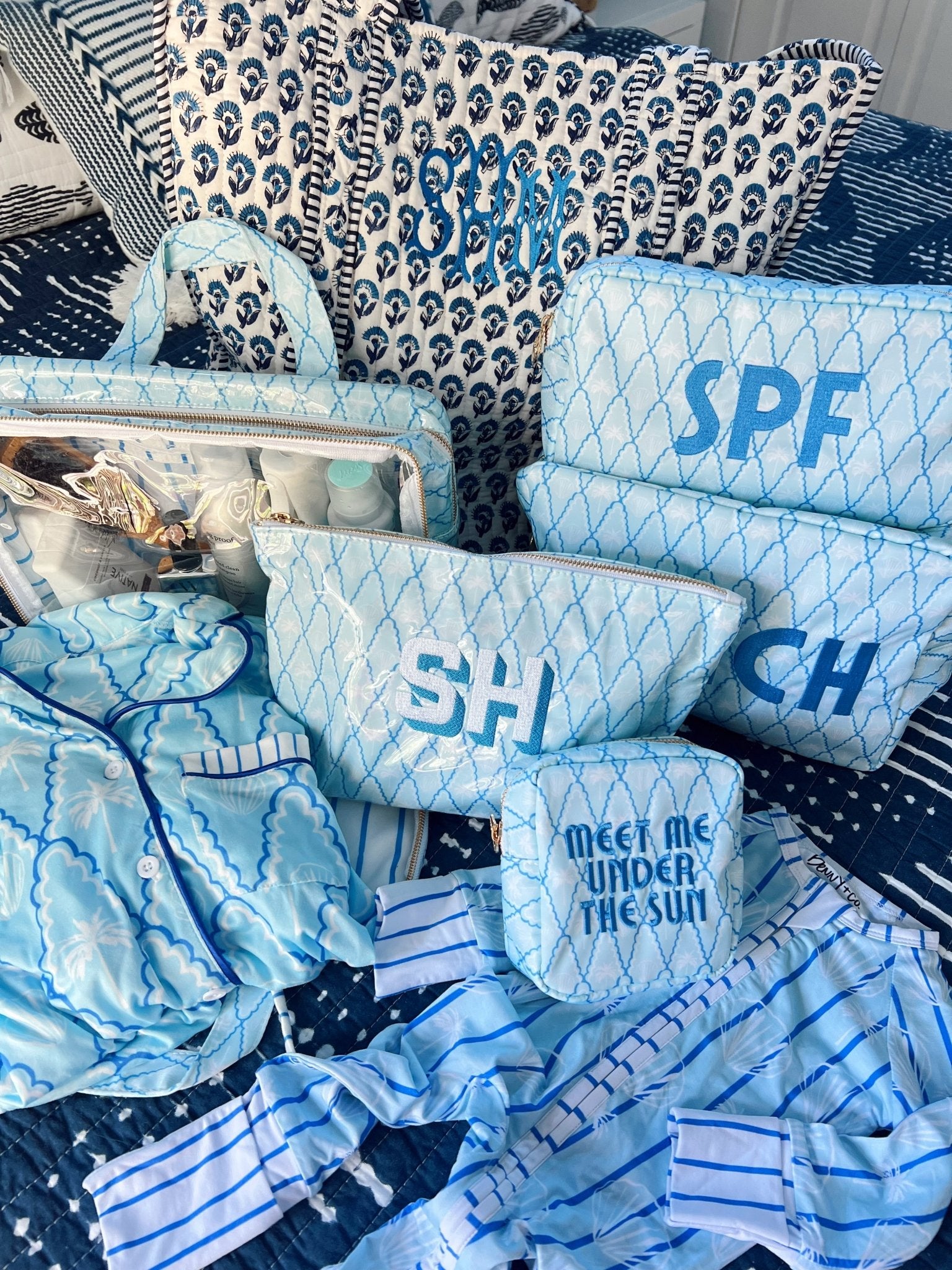 KenzKustomz Meet me under the Sun - Blue Palms Mini