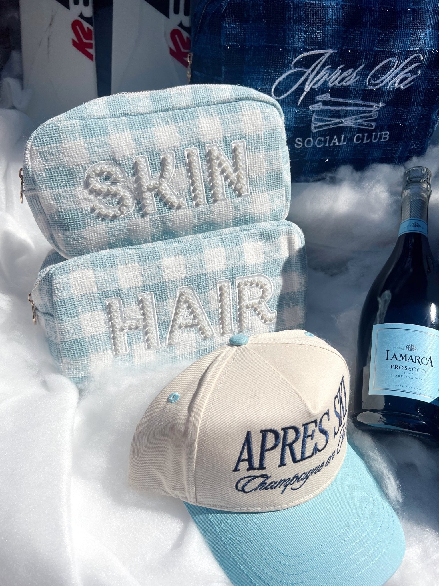 KenzKustomz Hair - Blue Plaid Large Bag