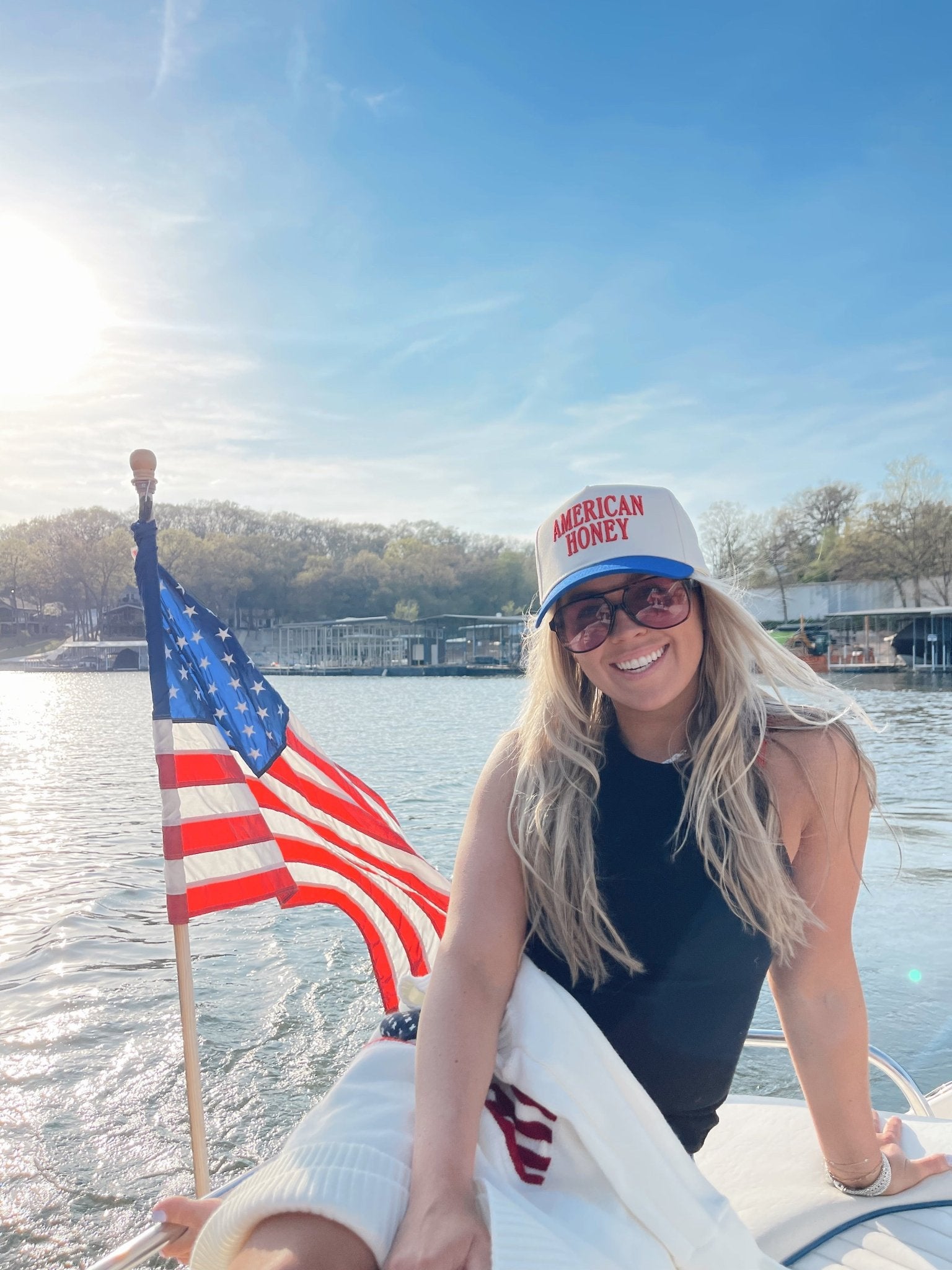 KenzKustomz American Honey Vintage Trucker Hat