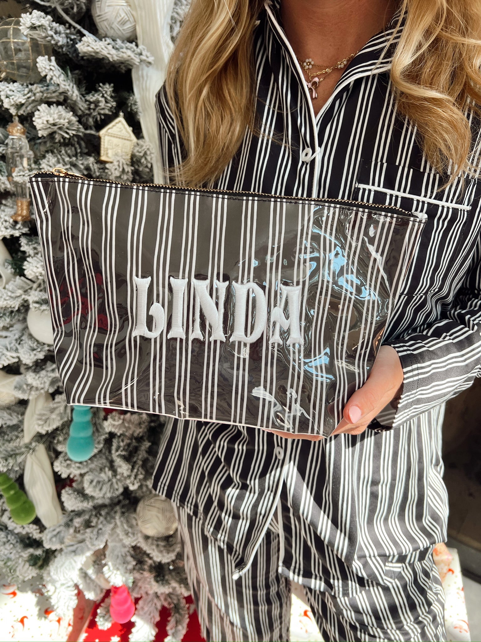 KenzKustomz Black Stripe Pajama Set