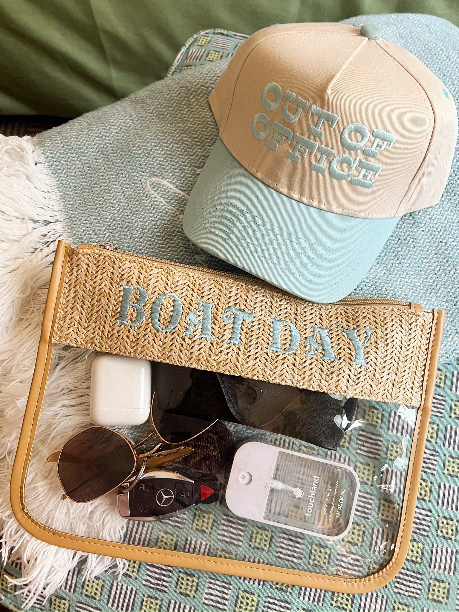 KenzKustomz Woven Clear Pouch