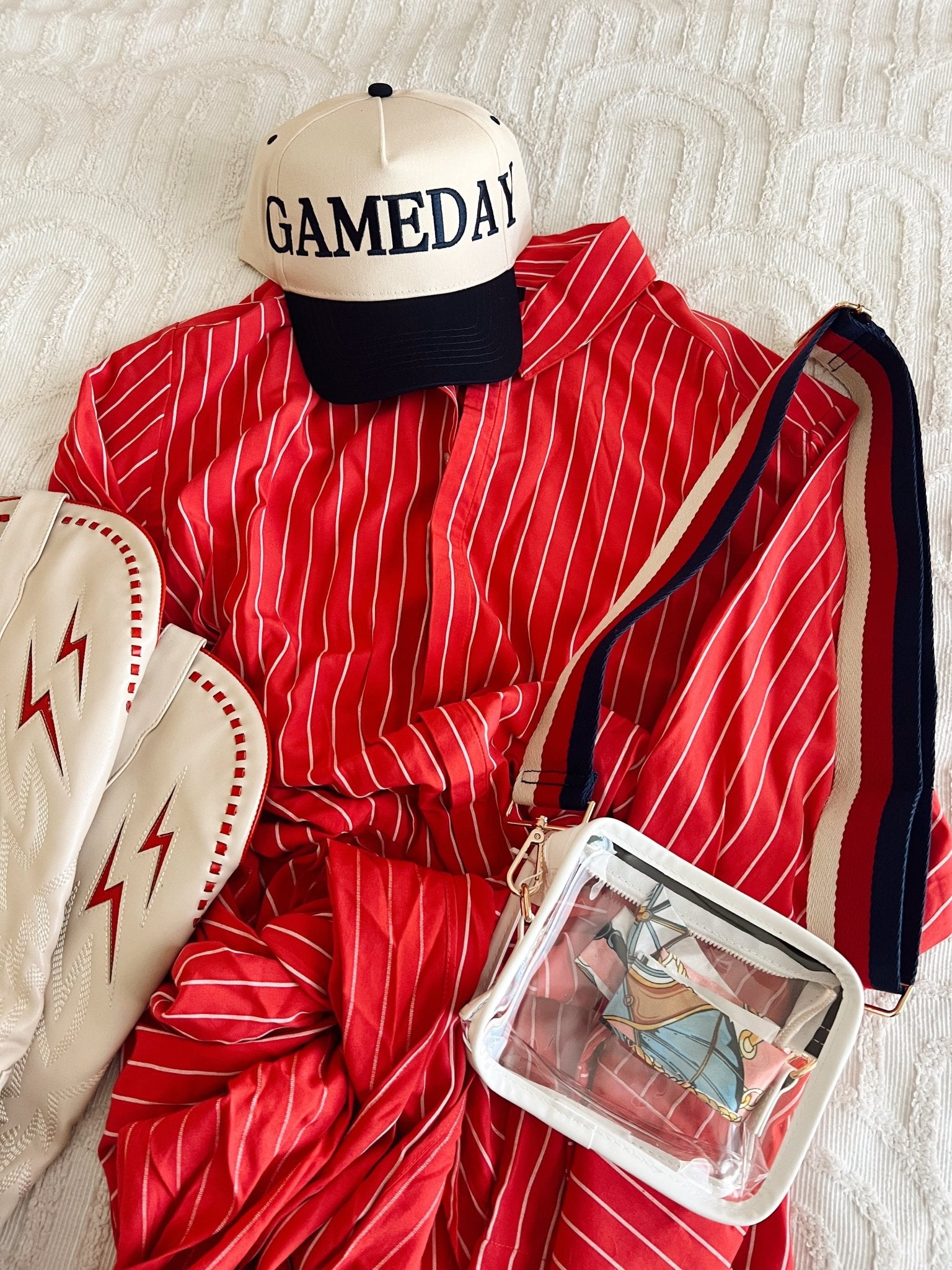 KenzKustomz Clear Gameday + Concert Purse - READY TO SHIP