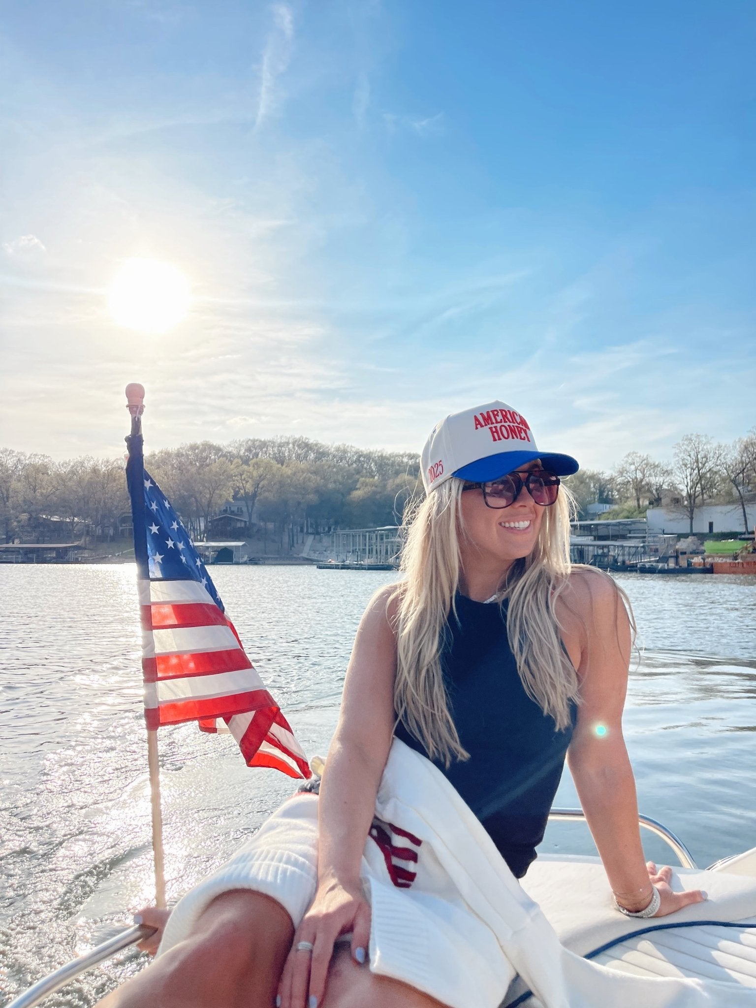 KenzKustomz American Honey Vintage Trucker Hat