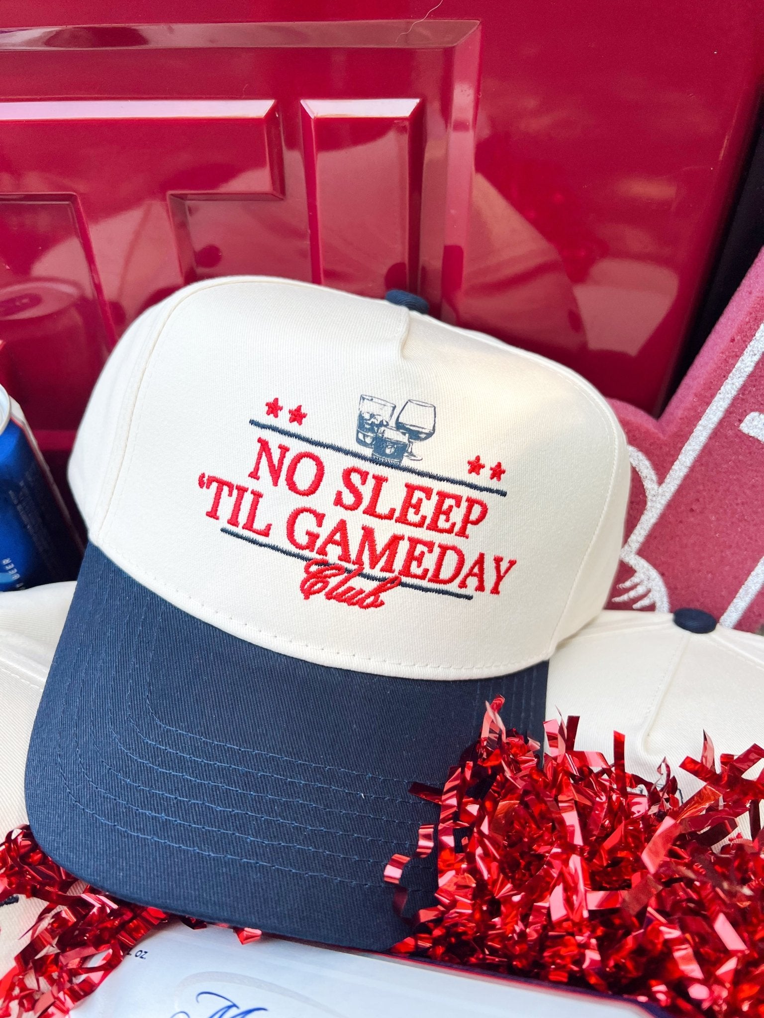 KenzKustomz No Sleep Til' Gameday Vintage Trucker Hat