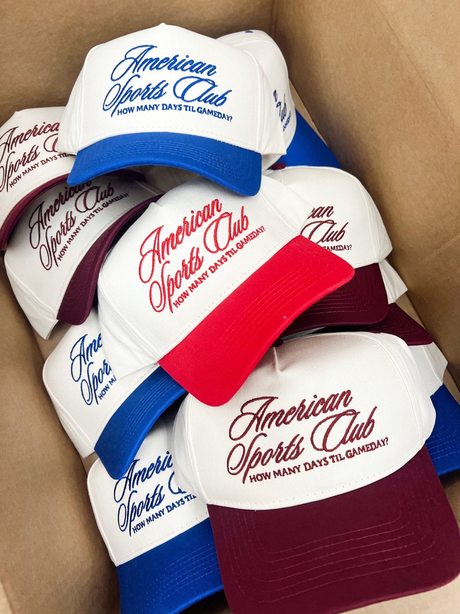KenzKustomz American Sports Club Vintage Trucker Hat