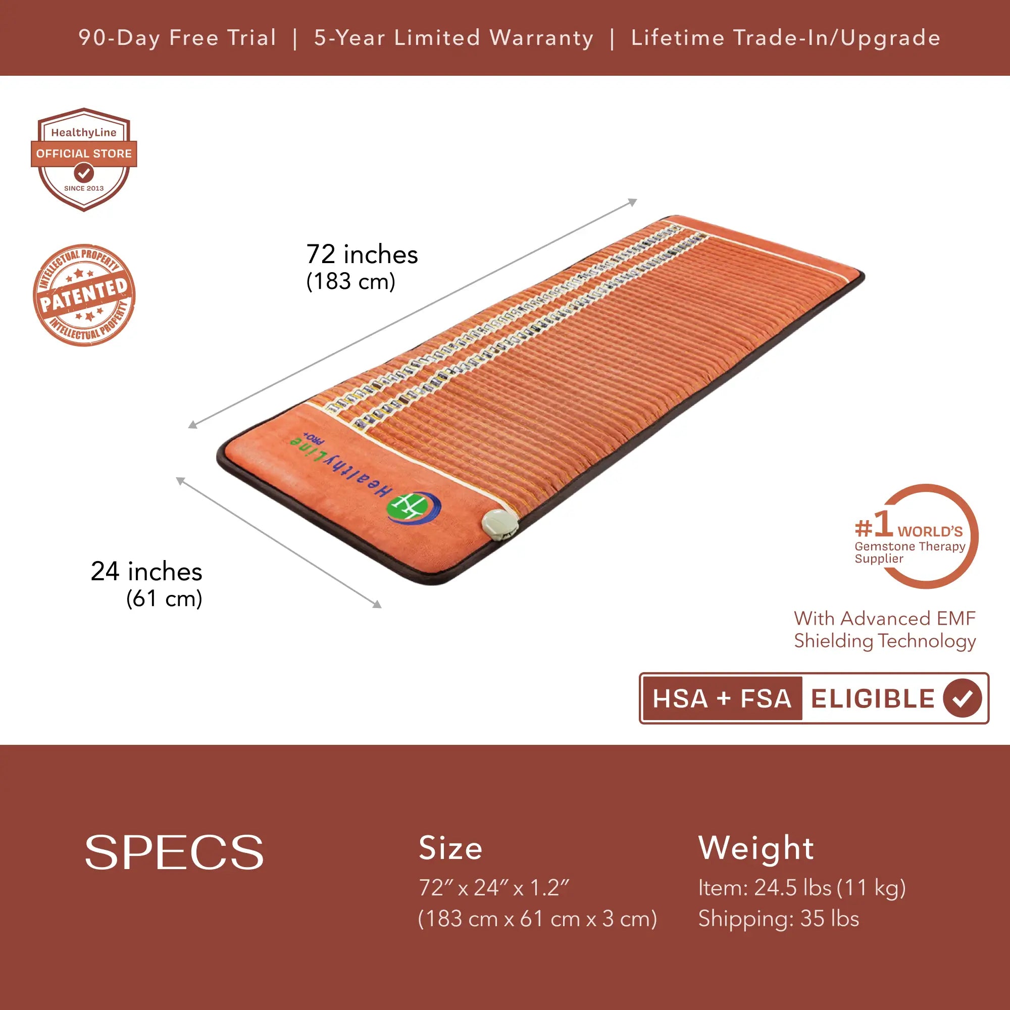 HealthyLine TAO Series | Far Infrared Heating Mats