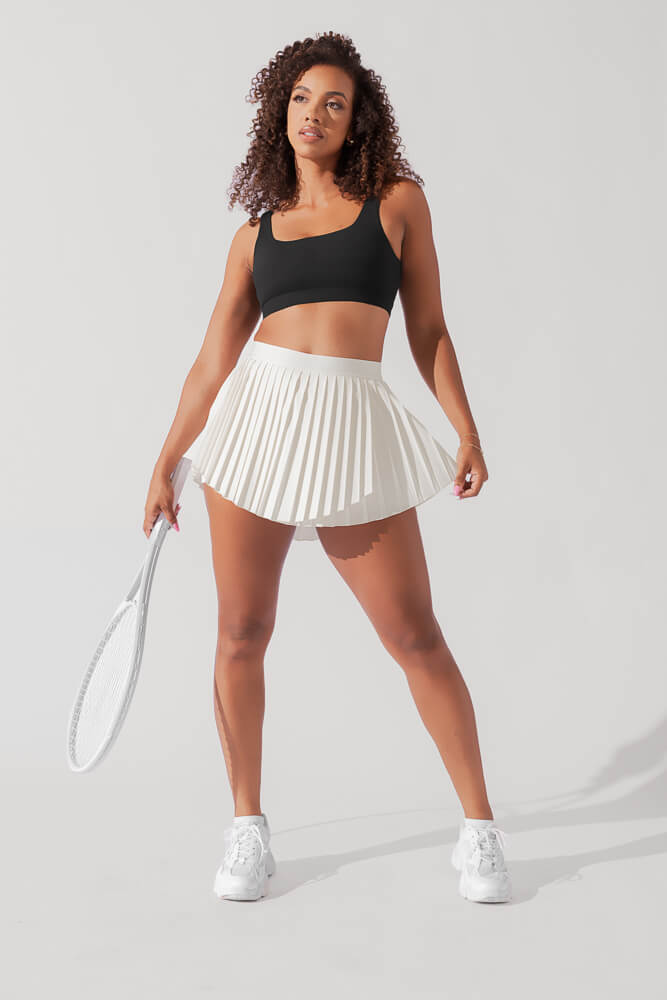 POPFLEX® Ace ‘em Pleated Skort - Sugar