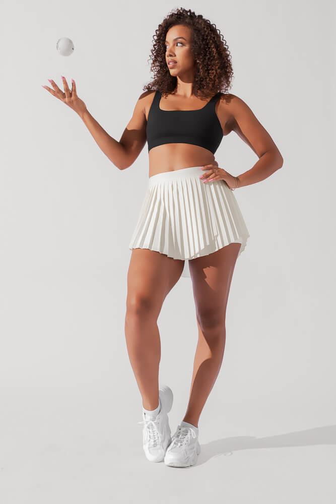 POPFLEX® Ace ‘em Pleated Skort - Sugar