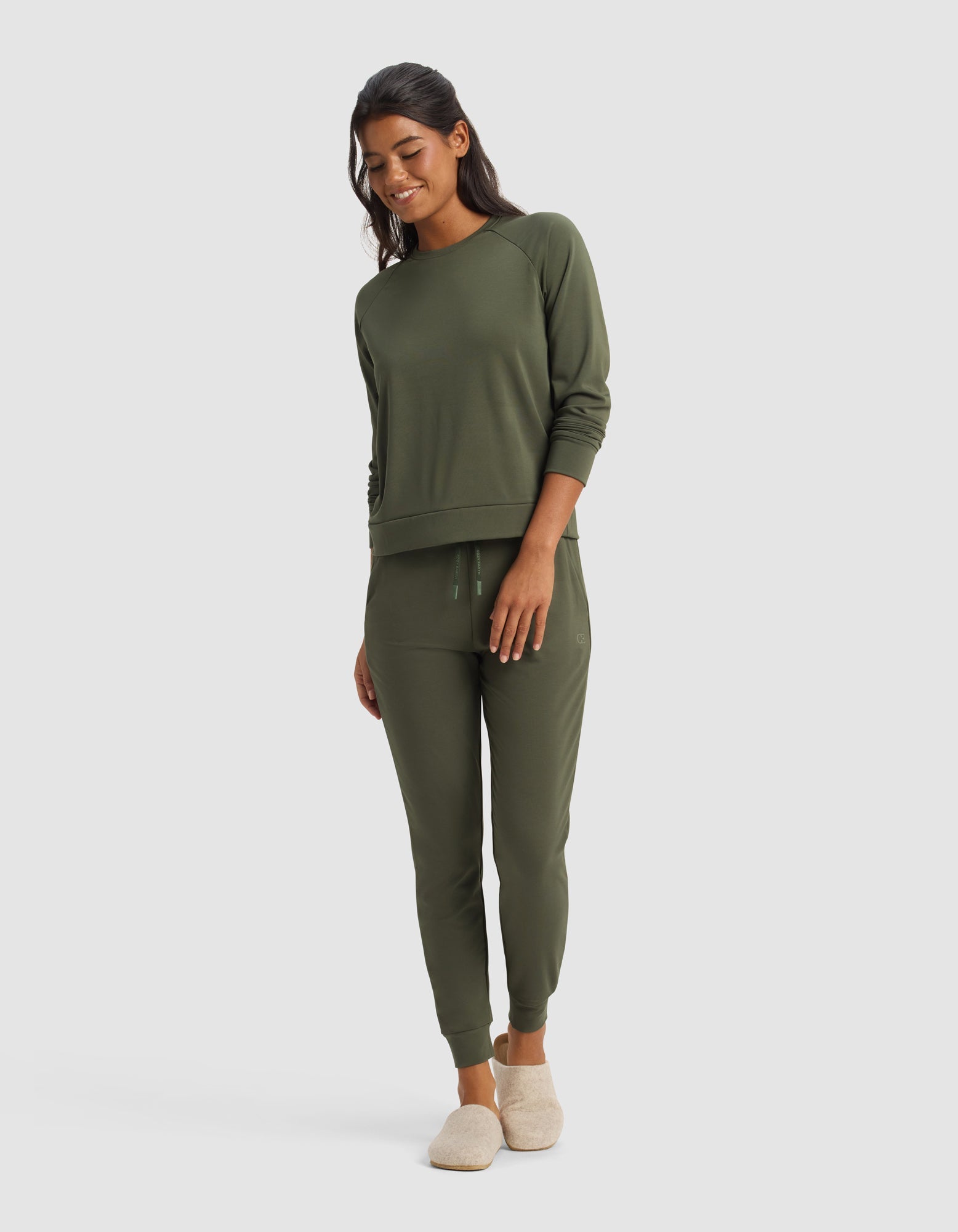 Cozy Earth Women's Brushed Bamboo Jogger Set