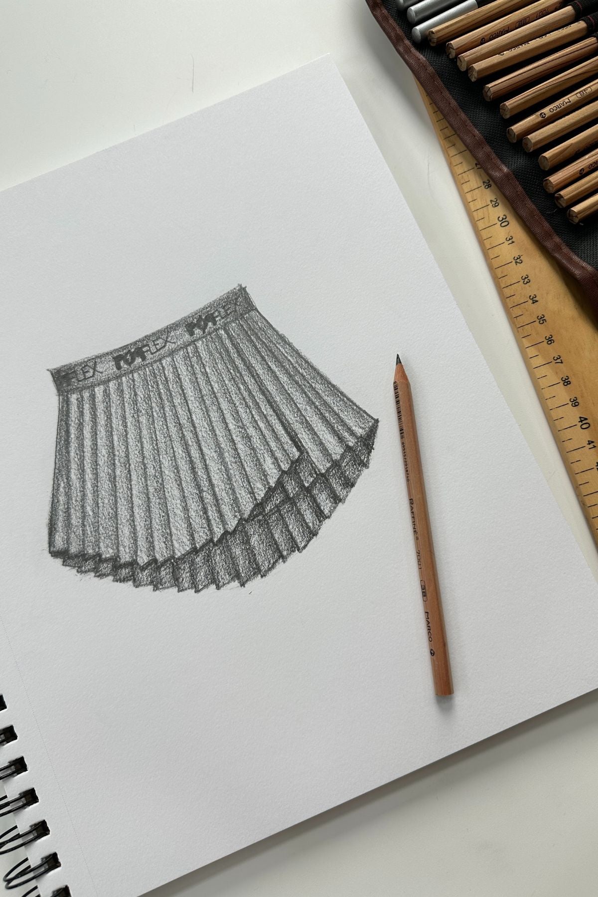 POPFLEX® Ace ‘em Pleated Skort - Black