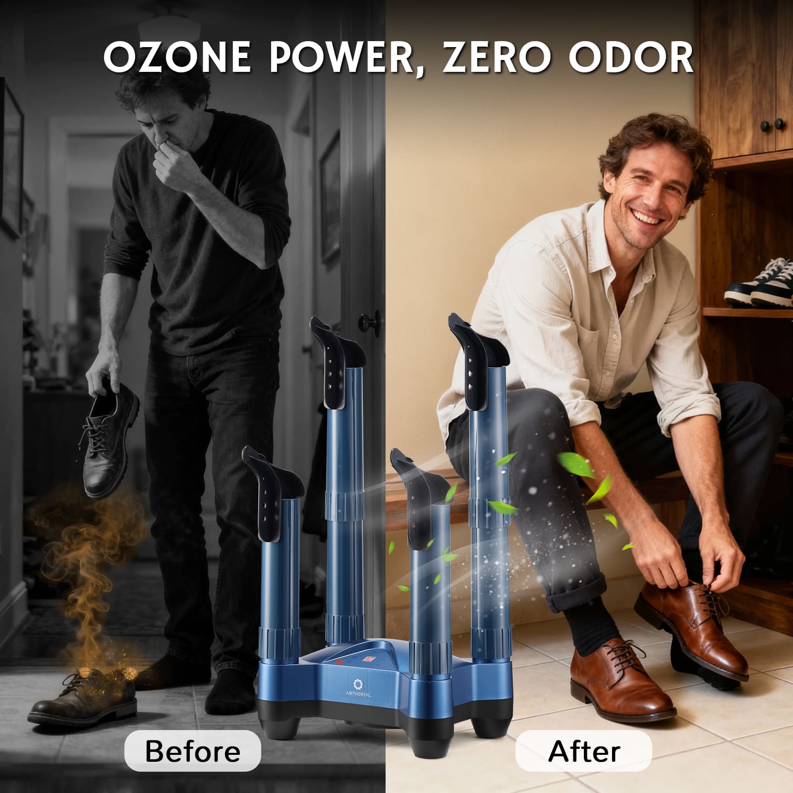 Airthereal SD20 Boot and Shoe Dryer and Deodorizer with Heat