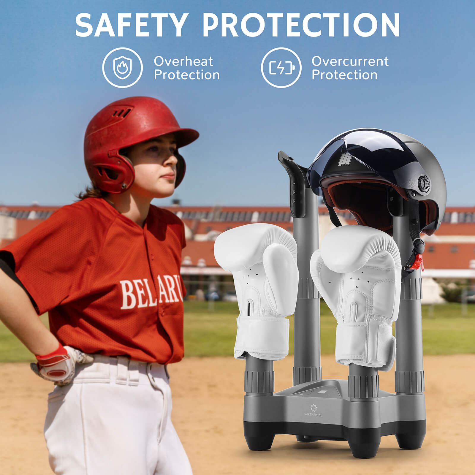 Airthereal SD20 Boot and Shoe Dryer and Deodorizer with Heat