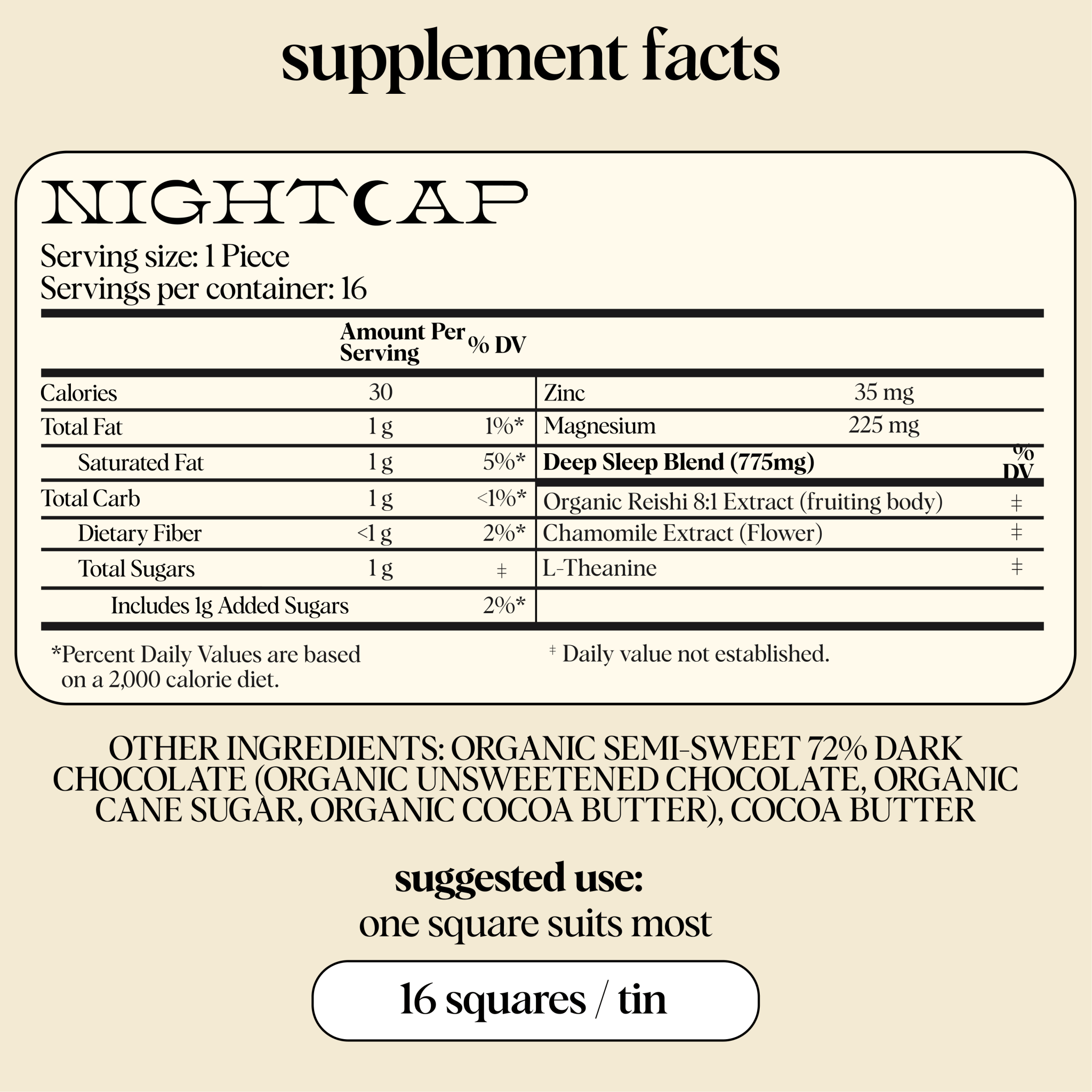 alice mushrooms Nightcap Functional Mushroom Chocolates