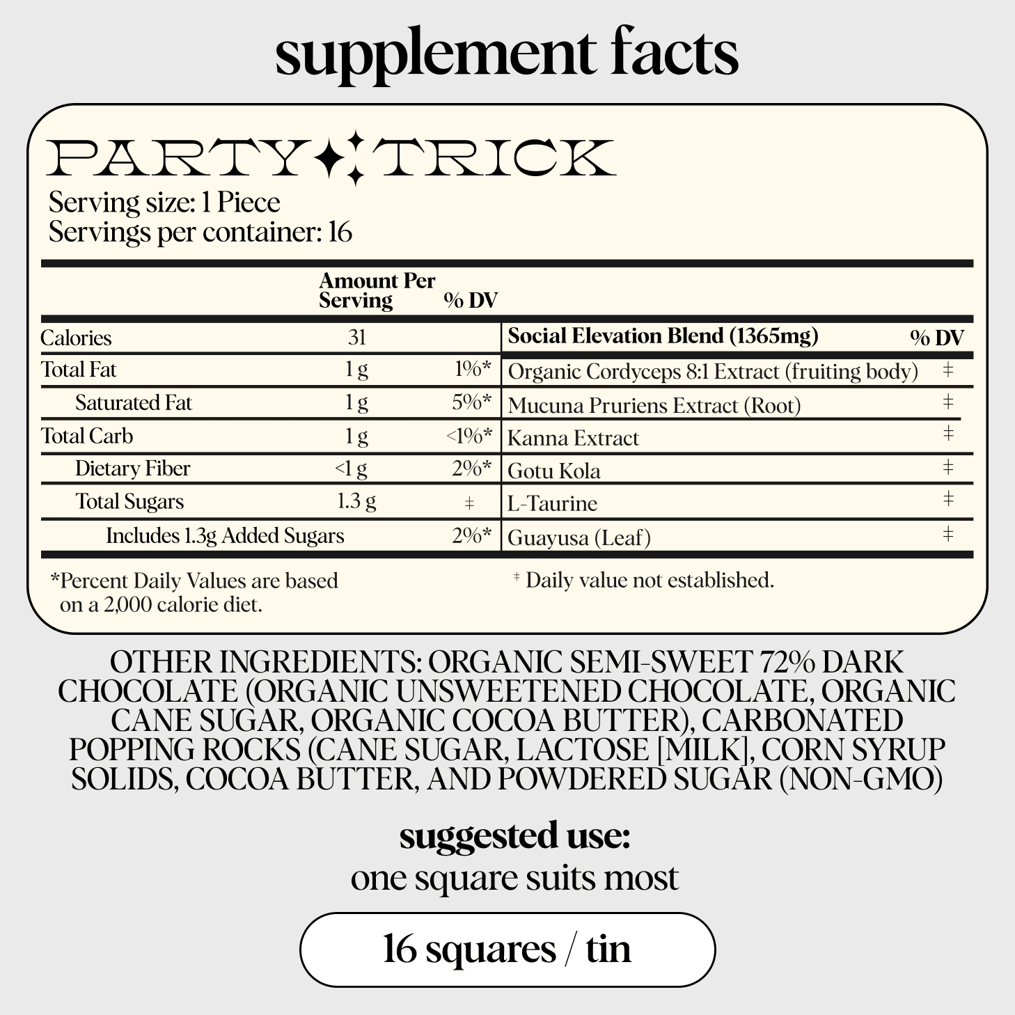 alice mushrooms Party Trick