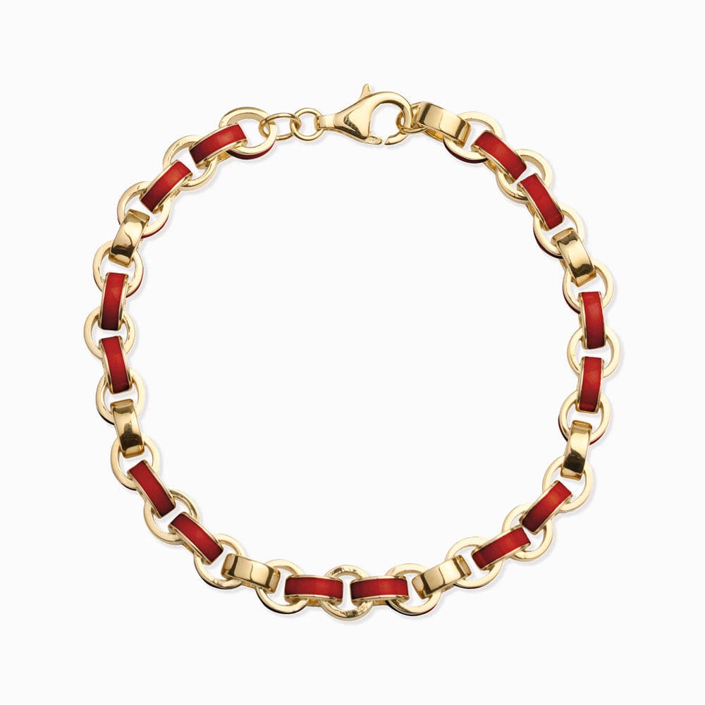 Awe Inspired Chunky Enamel Bracelet