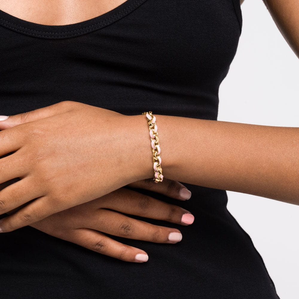 Awe Inspired Chunky Enamel Bracelet